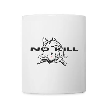 Carpe : no kill, catch and release - Mug blanc - blanc - Devant