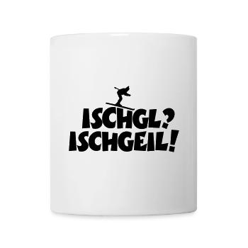 Ischgl Ischgeil Skifahrer Après-Ski - Tasse - Weiß - Vorne
