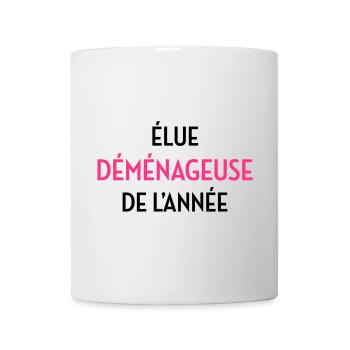 Déménageur / Déménagement / Déménager / Camion - Mug blanc - blanc - Devant
