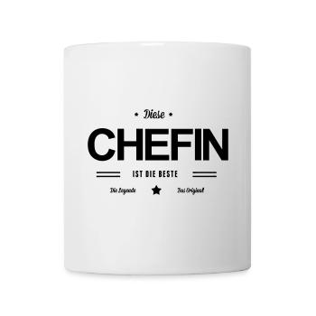 Beste Chefin - Tasse - Weiß - Vorne