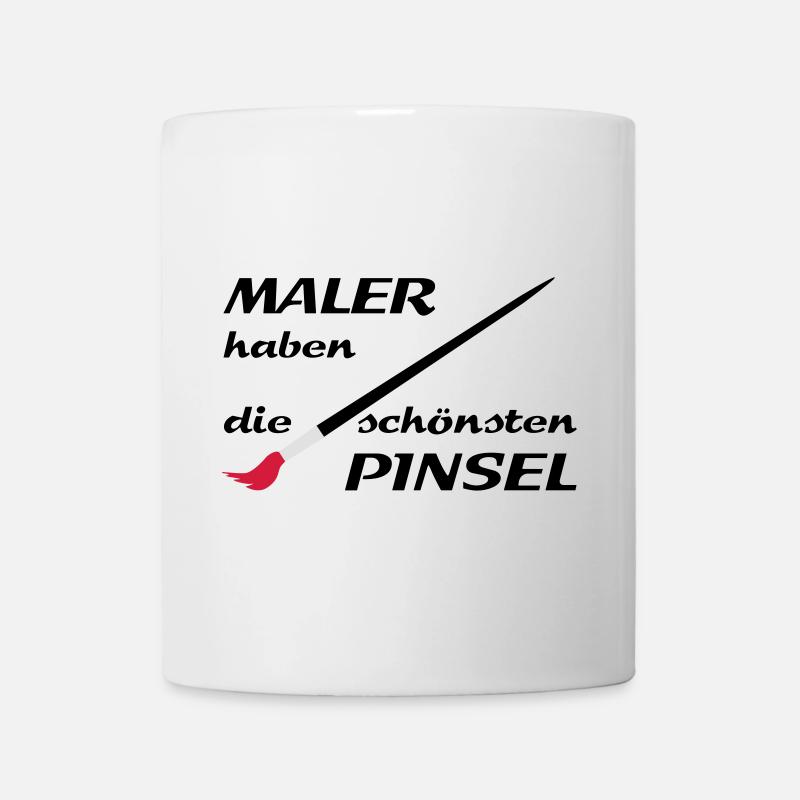 maler handwerker - Tasse - Weiß