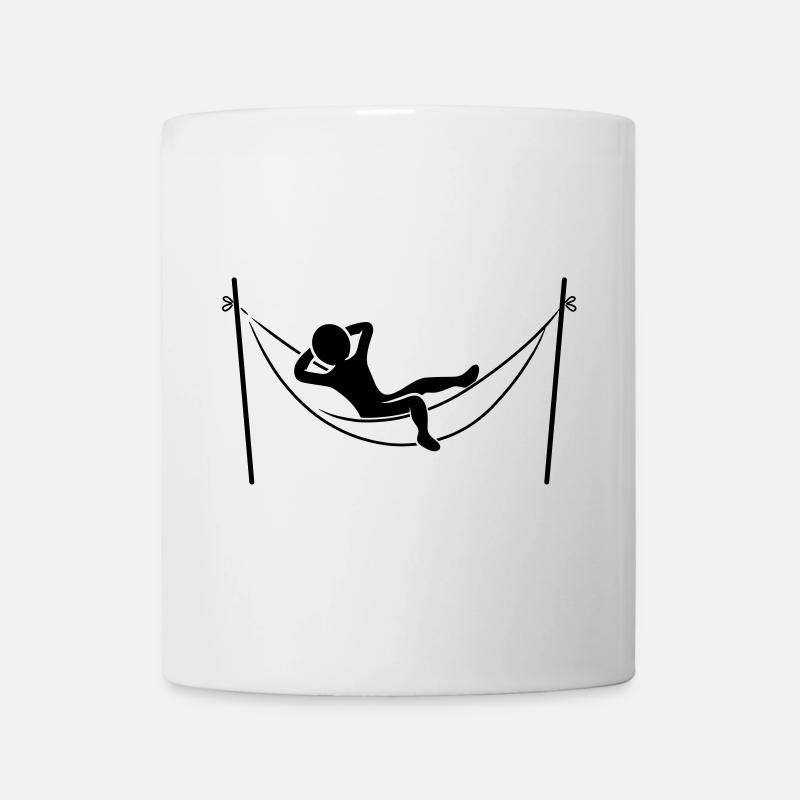 Entspannt in der Hängematte - Tasse - Weiß