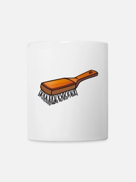 Brosh | Pinceau | Brosse à cheveux - Mug blanc - blanc