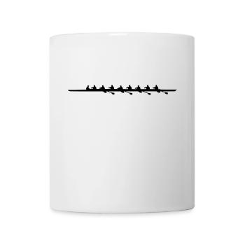 Rowing Coxed eight, Men's Crew - Mug blanc - blanc - Devant