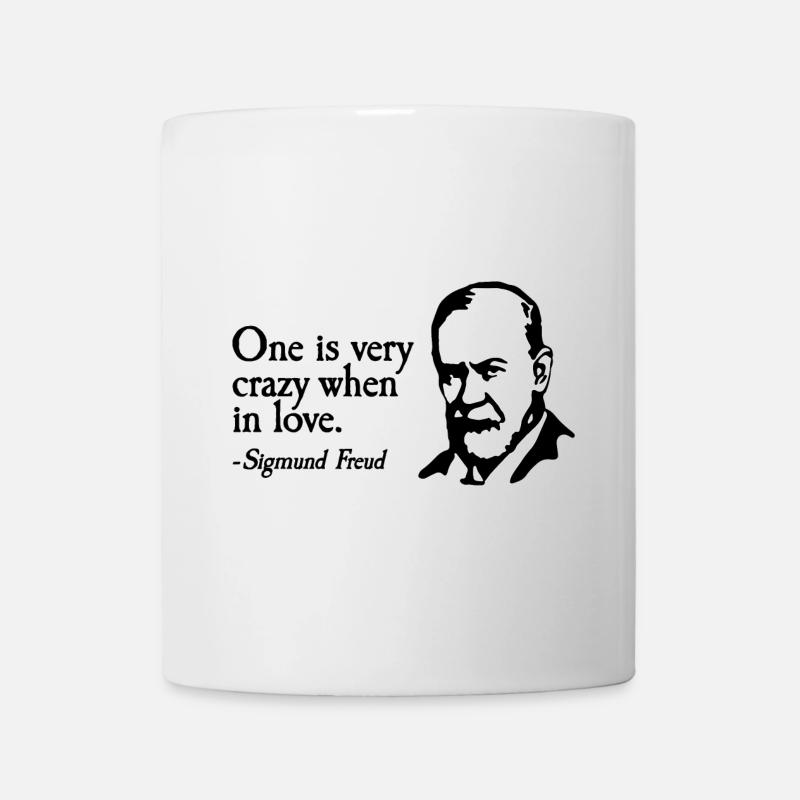 On est très fou quand on aime le plaisir de la Saint-Valentin - Mug blanc - blanc