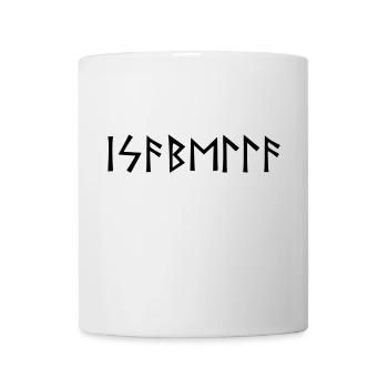 Name - Isabella - in runes - Mug - white - Front