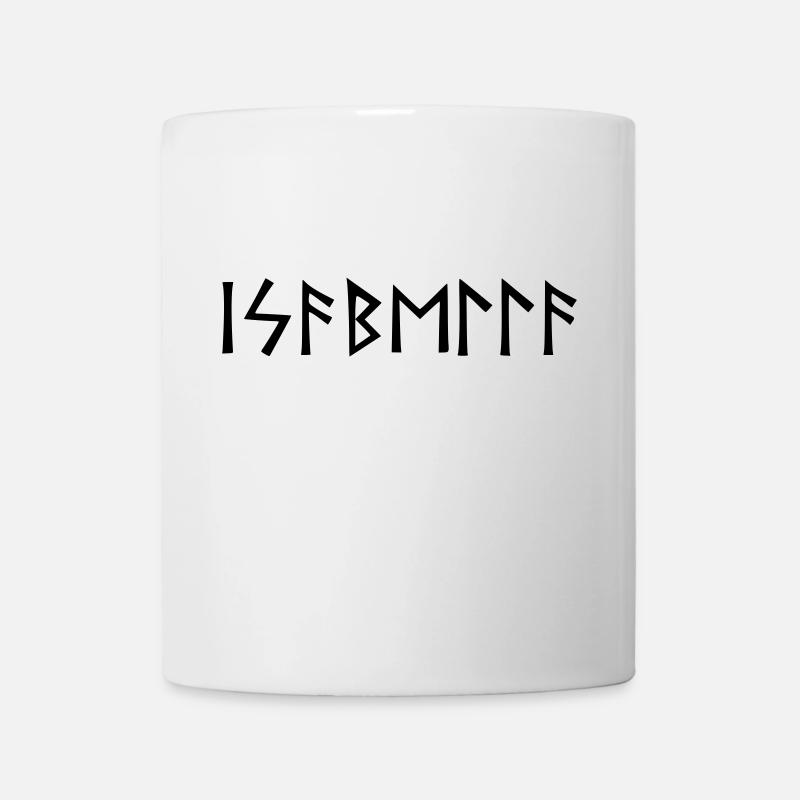 Name - Isabella - in Runen - Tasse - Weiß