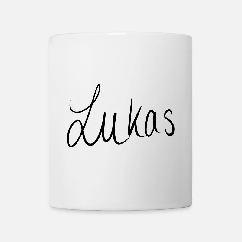 Luc - Mug blanc - blanc