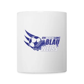Bleu & blanc une idée cadeau à vie - Mug blanc - blanc - Devant