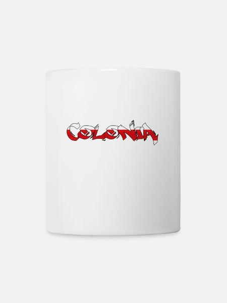 "Colonia" Rot-Weiss [MARSNEVENEKSK] - Tasse - Weiß