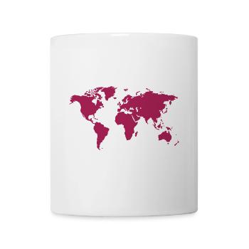 World map - Mug - white - Front