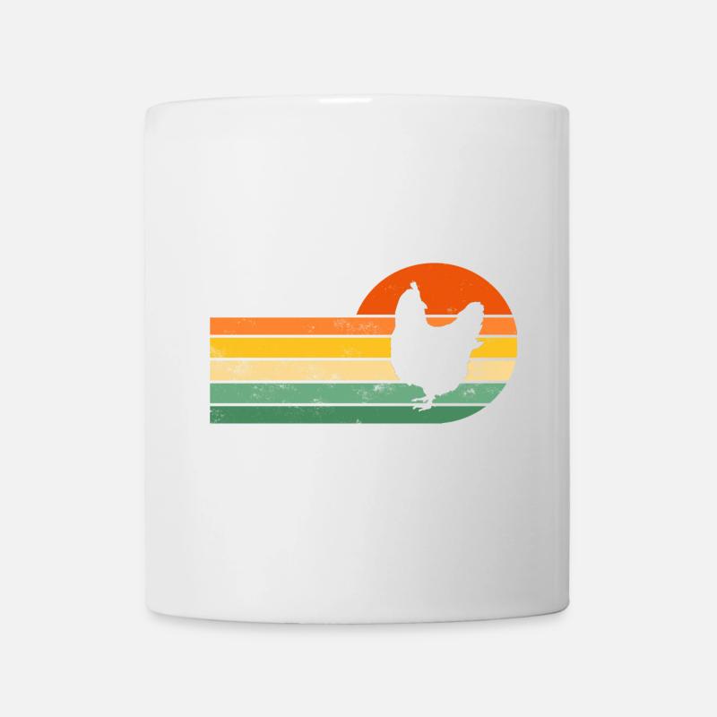 Huhn Hühner - Tasse - Weiß