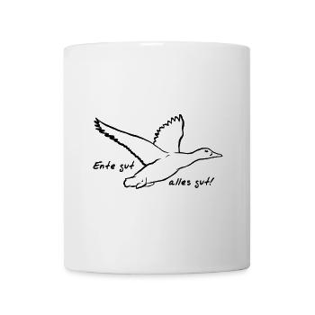 Ente gut, alles gut! - Tasse - Weiß - Vorne
