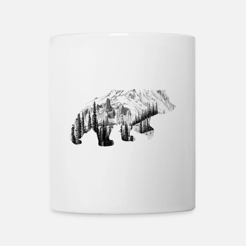 Bärenwald - Tasse - Weiß