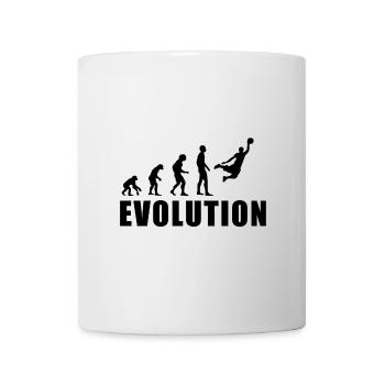 EVOLUTION BASKET Geschenk Basketball - Tasse - Weiß - Vorne