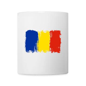 Vivid French Flag Abstract - Tasse - Weiß - Vorne