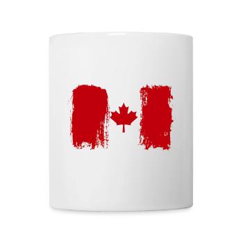 Maple Leaf Ink Splash - Mug - white - Front