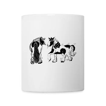 Original Tinker Horses Irish Cobs - Mug - white - Front