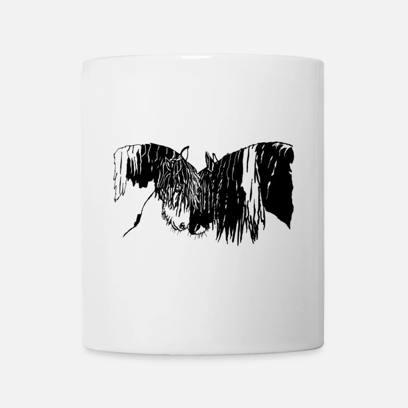 Magnifique bricoleur à cheval - Mug blanc - blanc
