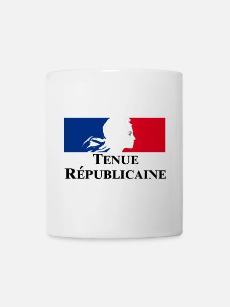 Tenue Républicaine - Mug blanc - blanc