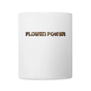 FLOWER POWER Hippiebewegung Hippie Girl Hippie - Tasse - Weiß - Vorne