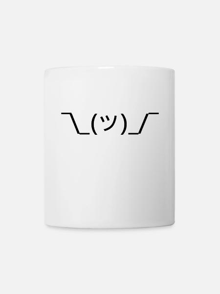 Schulterzucken - Lässig und entspannt! 🤷 - Tasse - Weiß