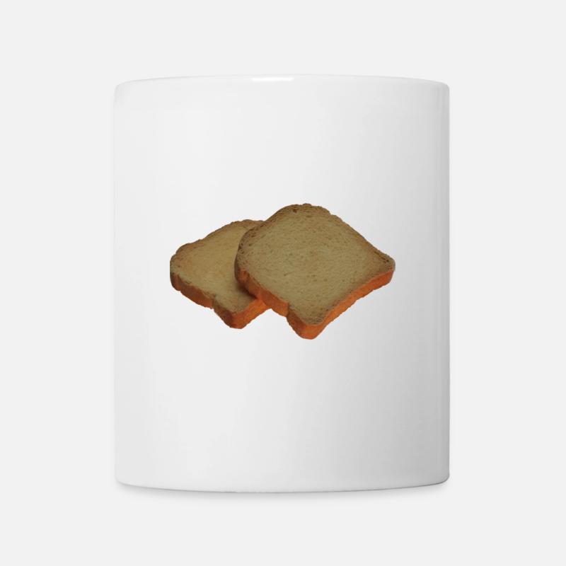 Conception de pain grillé artificiel - Mug blanc - blanc