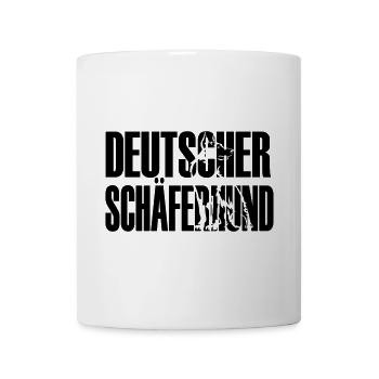 Deutscher Schäferhund - Tasse - Weiß - Vorne