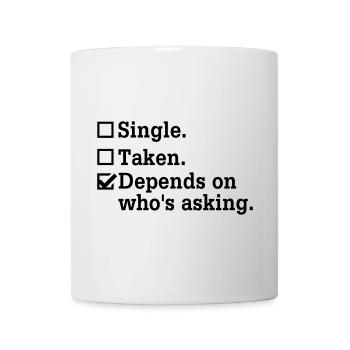 Single? - Bachelor Party Party Crew - Mug - white - Front