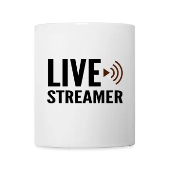 Streamer Live-Streamer - Tasse - Weiß - Vorne