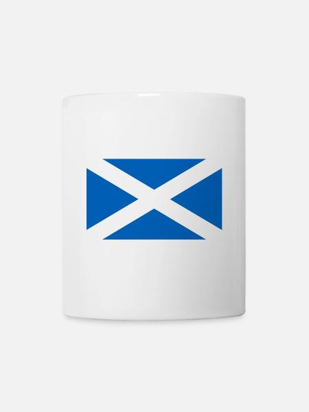 Scotland Flag - Mug - white