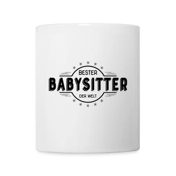 babysitter - Tasse - Weiß - Vorne