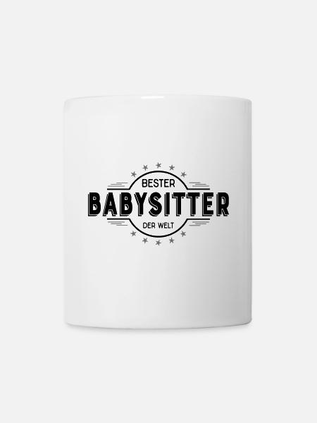 babysitter - Tasse - Weiß