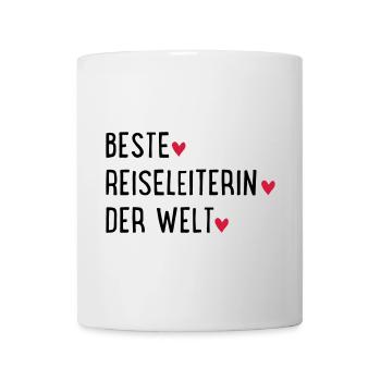 beste reiseleiterin - Tasse - Weiß - Vorne