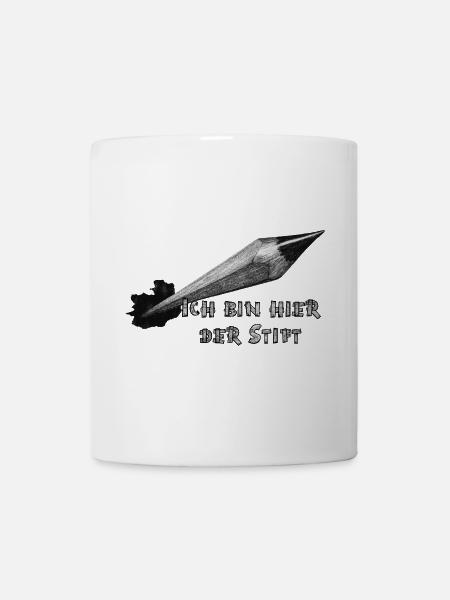 Ich bin hier der Stift - Tasse - Weiß