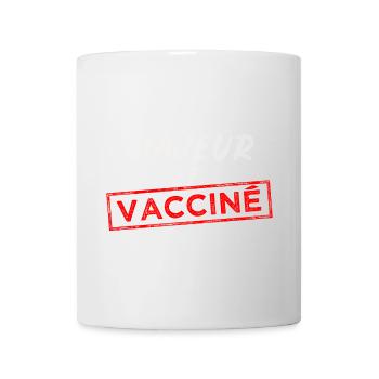 Majeur et vacciné - Mug blanc - blanc - Devant