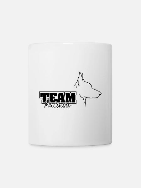 TEAM MALINOIS Hunde Hund Wilsigns IGP Hundesport - Tasse - Weiß