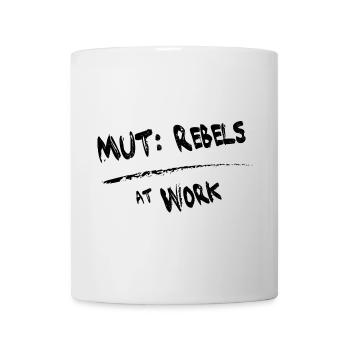 MUT Rebels schwarz - Tasse - Weiß - Vorne