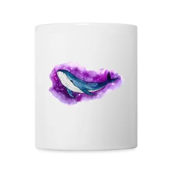 Blue Whale Galaxy Space Whale Fantasy Shirt - Mug - white - Front