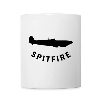 Spitfire fighter plane - Mug - white - Front