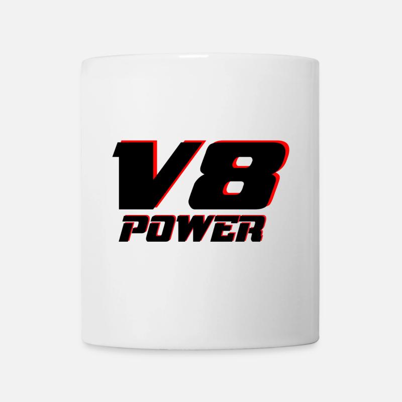 V8 - Mug blanc - blanc