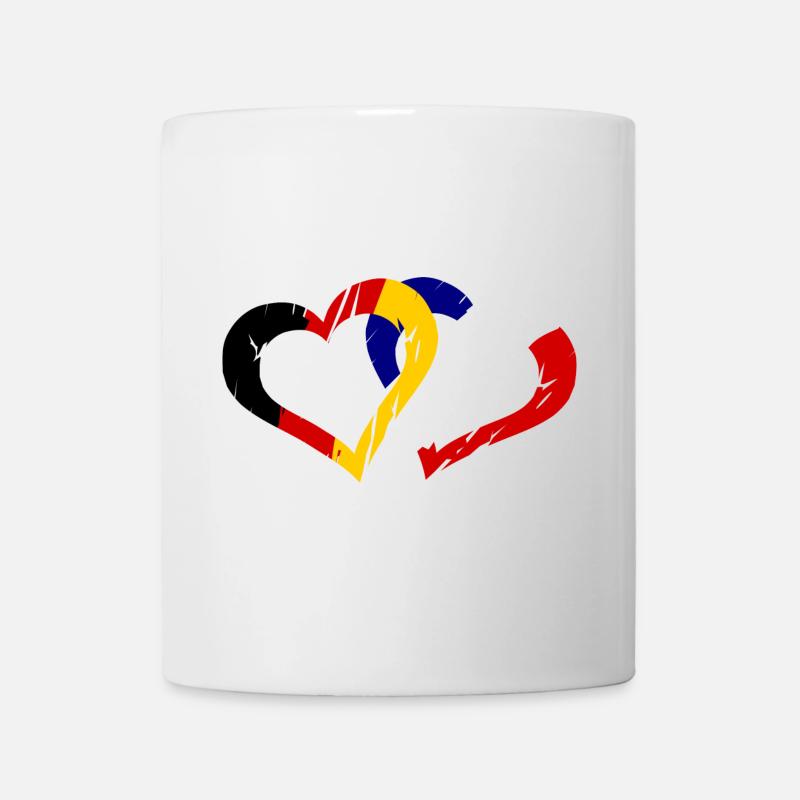 Französisch Deutsche Liebe - Tasse - Weiß