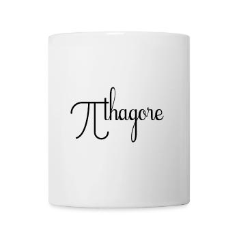 Humor t shirt custom design I like math - Mug - white - Front