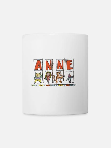 Anne - Mug blanc - blanc