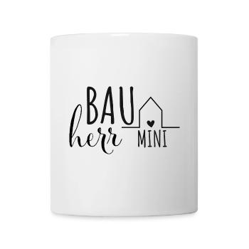 Bauherr Kind Häuslebauer Hausbesitzerin Hausbau - Tasse - Weiß - Vorne