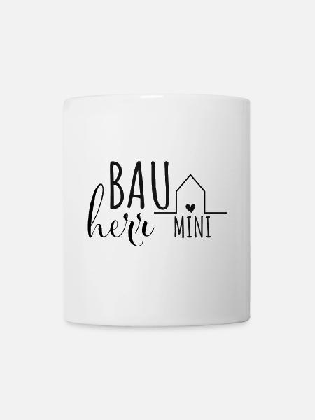 Bauherr Kind Häuslebauer Hausbesitzerin Hausbau - Tasse - Weiß