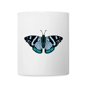 Schmetterling butterfly - Tasse - Weiß - Vorne