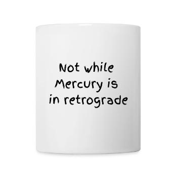 Rückläufiger Merkur - Tasse - Weiß - Vorne