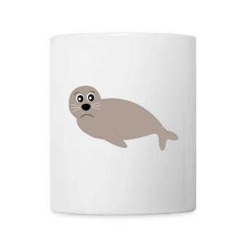 phoques phoques phoques animaux - Mug blanc - blanc - Devant