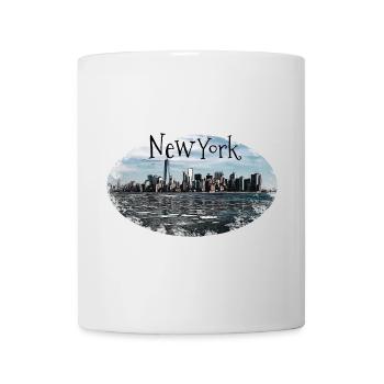 New York City Skyline Gift USA Idée cadeau - Mug blanc - blanc - Devant